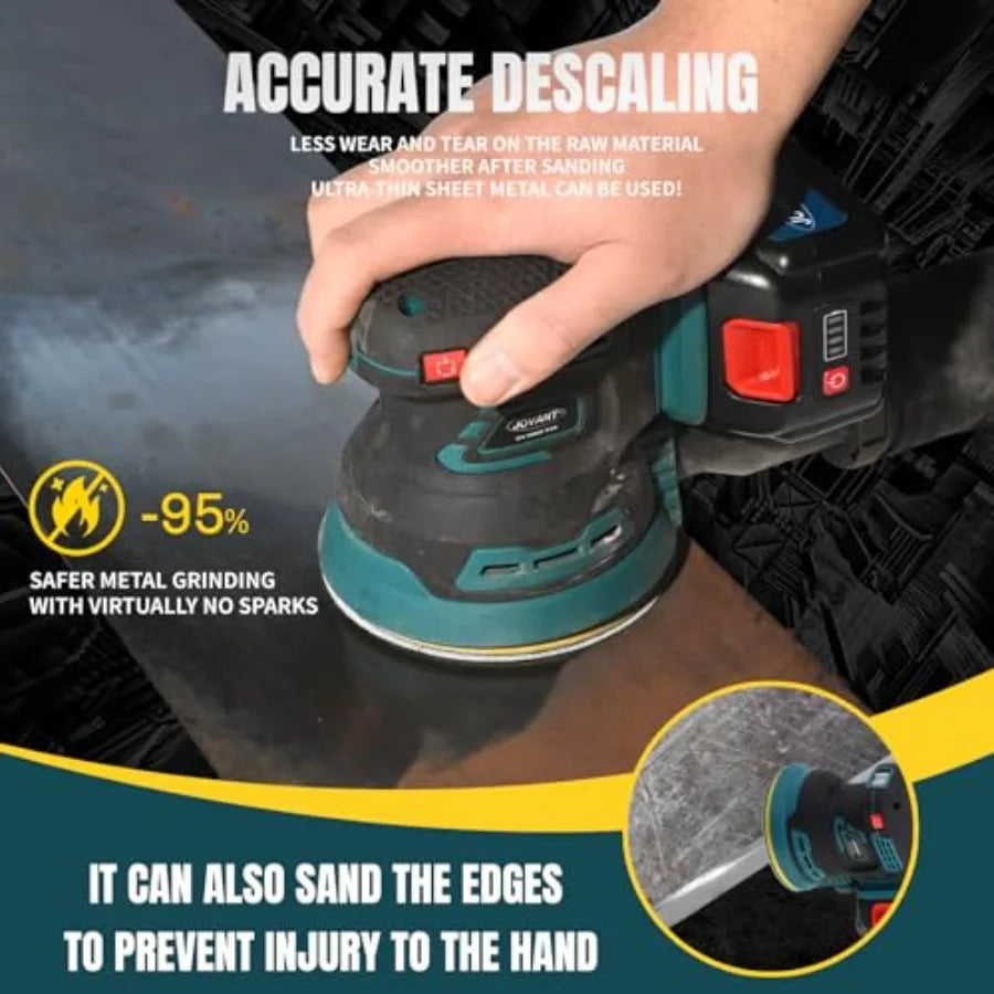 Yao Hui Huang Orbital Sander Cordless Brushless 20V Batteries