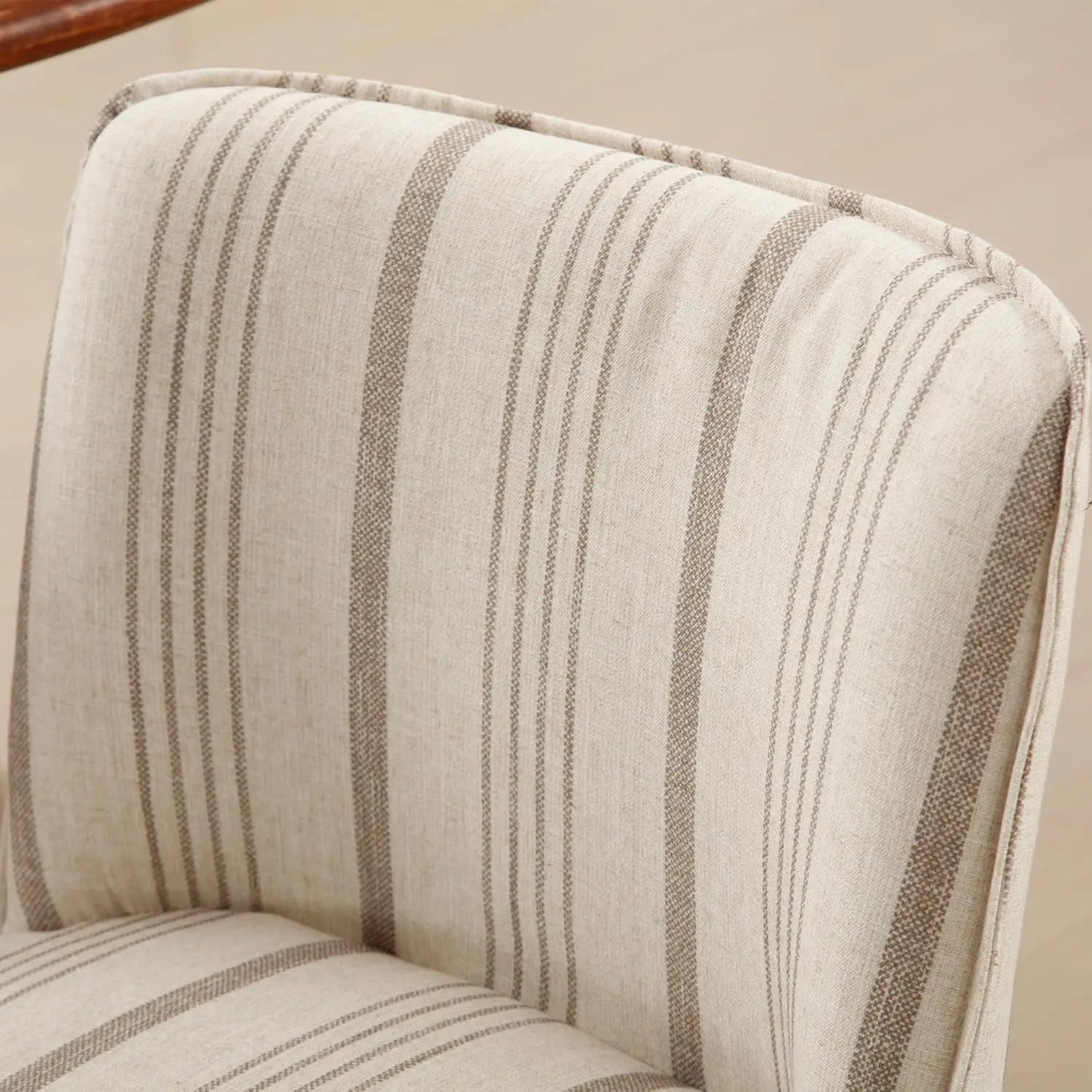 Farmhouse Dining Chairs Set Of 2 Upholstered Linen Fabric